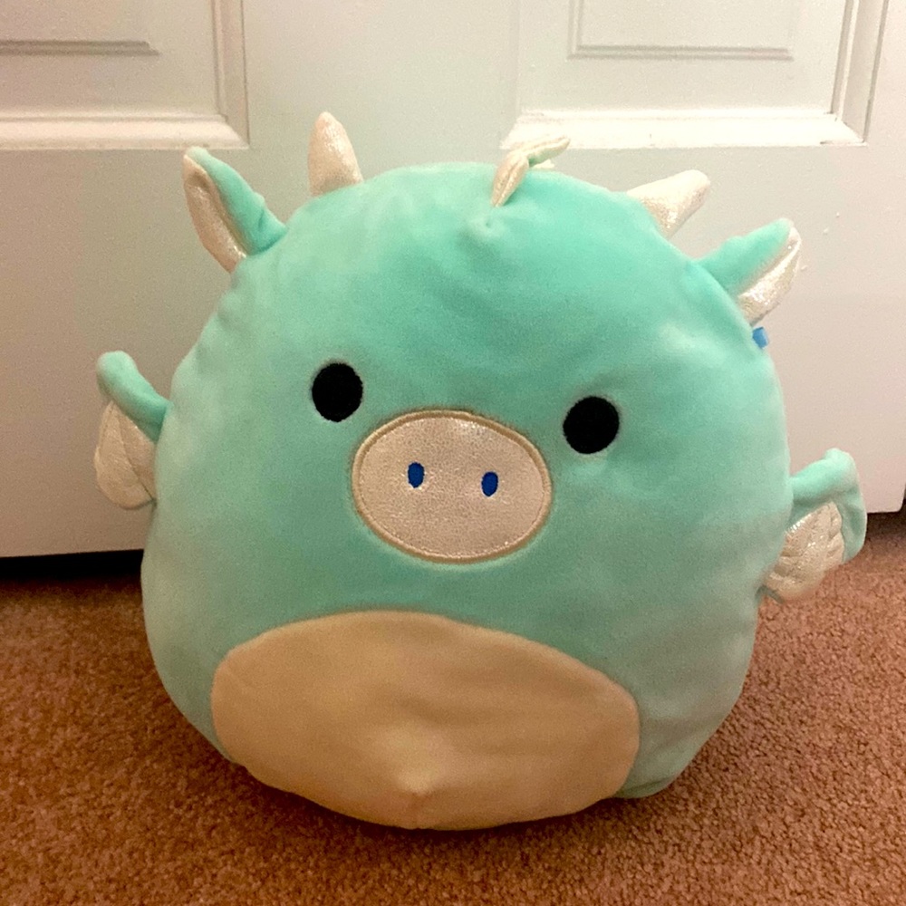 Miles the Teal Dragon Squishmallow